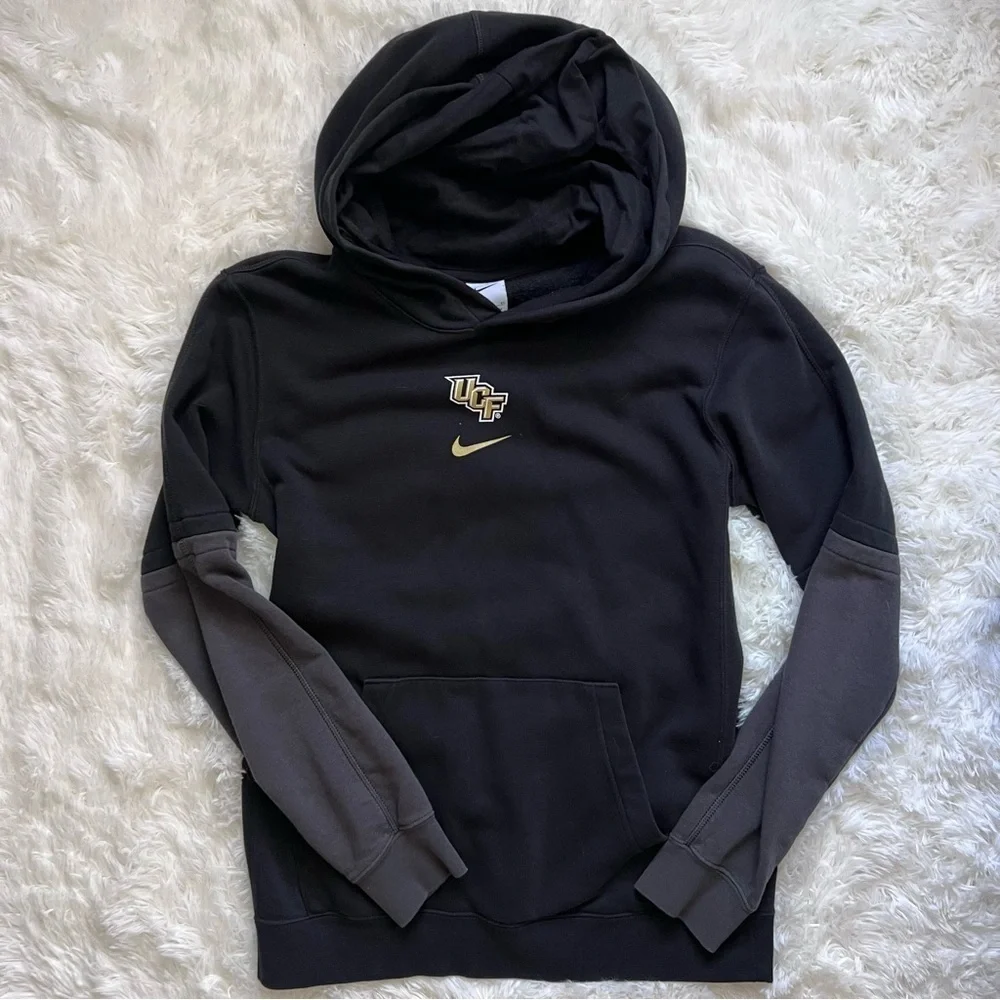 Nike UCF Black and Grey Logo Hoodie